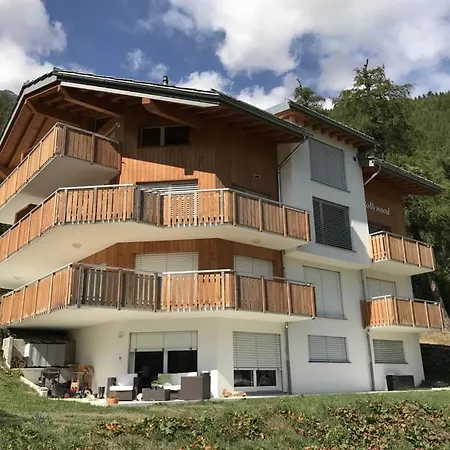 Hollywood 3 Appartement-fewo- Bad- Wc- 3 Schlafraeume 6-bettwohnung By Interhome * Saas-Fee
